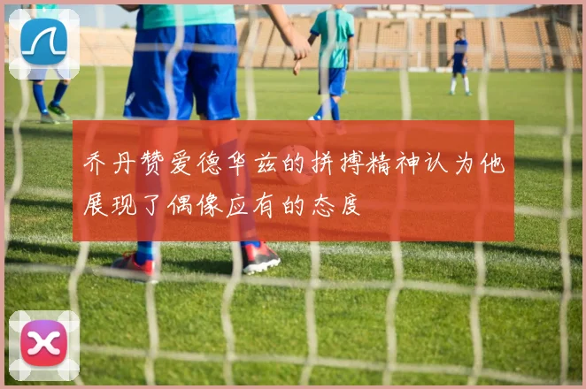 乔丹赞爱德华兹的拼搏精神认为他展现了偶像应有的态度