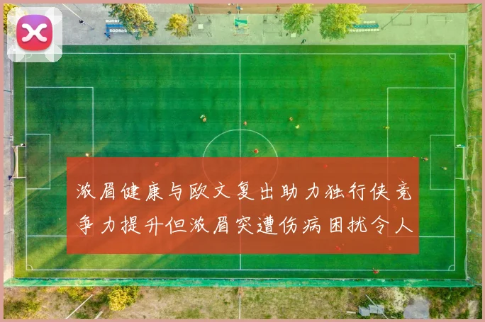 浓眉健康与欧文复出助力独行侠竞争力提升但浓眉突遭伤病困扰令人担忧
